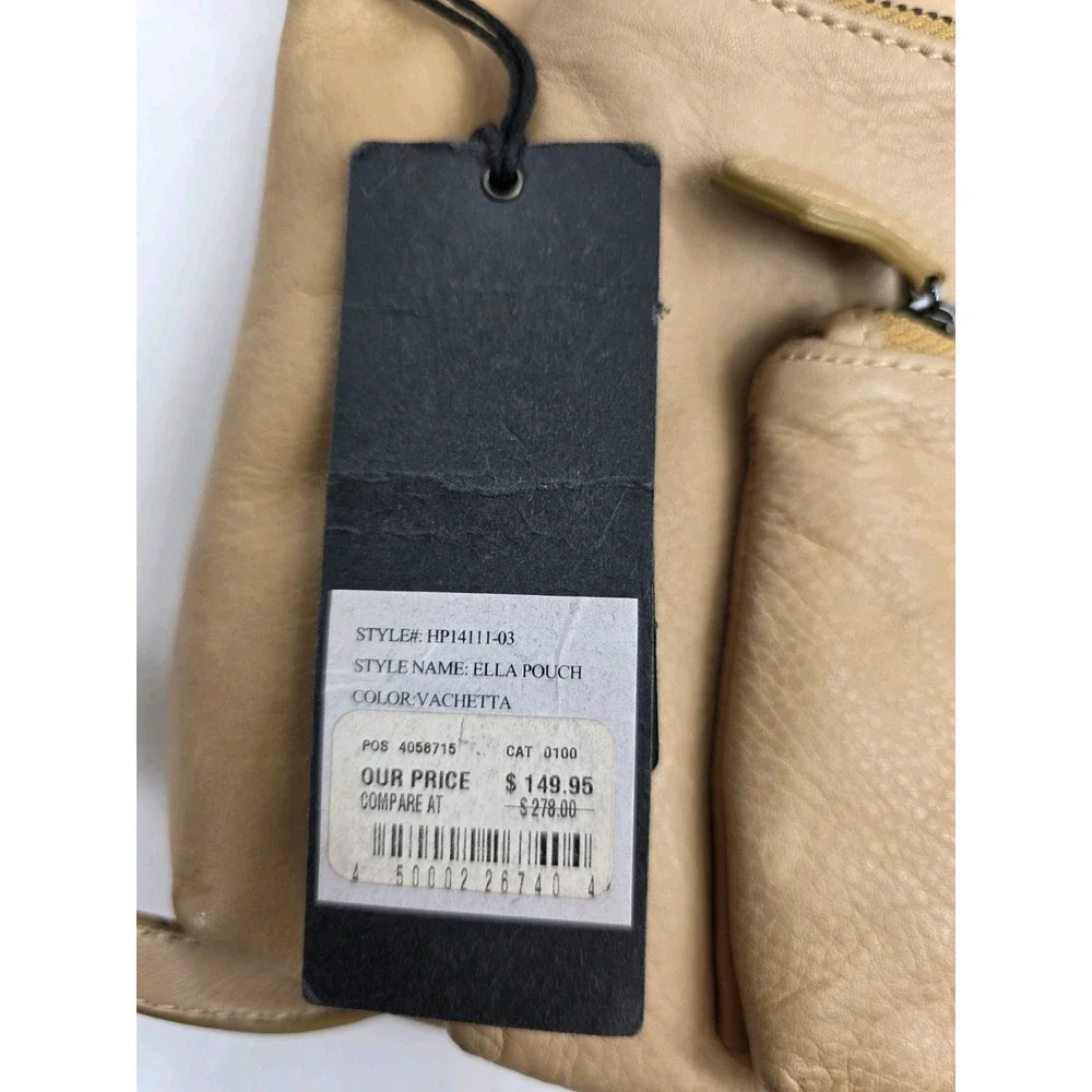 Hayden Harnett Ella‎ Pouch In Vachetta Leather Crossbody Bag